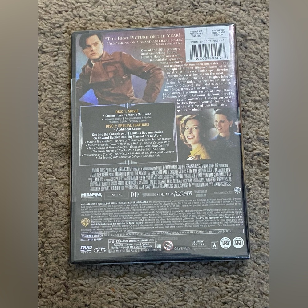 Aviator DVD - Picture 2 of 2
